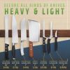 24" (Large) Black Walnut Magnetic Knife Holder - Professional Wood Magnetic Knife Strip - Space Saving Knife Holder