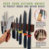 24" (Large) Black Walnut Magnetic Knife Holder - Professional Wood Magnetic Knife Strip - Space Saving Knife Holder