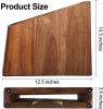 Wooden magnetic knife holder with strong magnet, space-saving knife holder