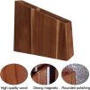 Wooden magnetic knife holder with strong magnet, space-saving knife holder