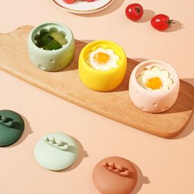 1pc Food Grade Silicone Egg Mold; Handmade Food Mold; Cute Silicone Egg Steamer (Color: Pink 1PC)